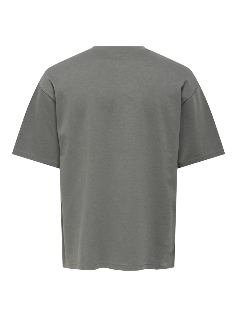 Only & Sons Herren T-Shirts kurz Castor Gray