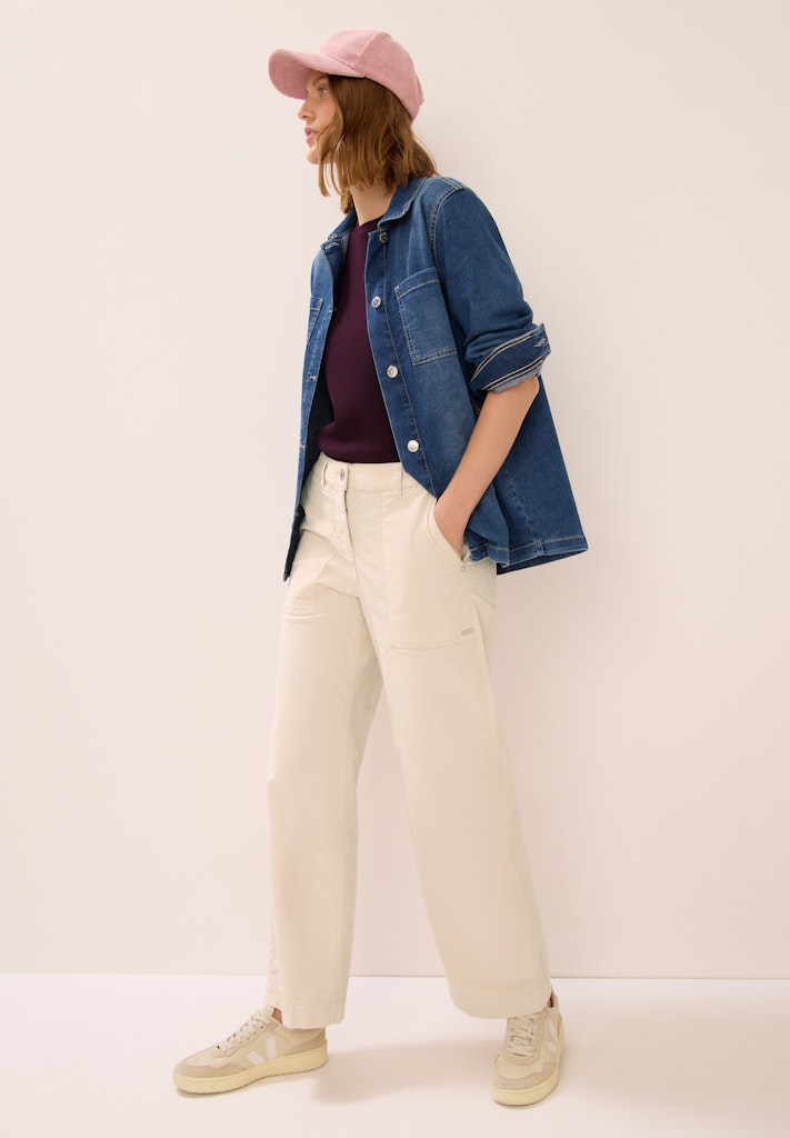 Cecil Damen Hosen  Oat Milk