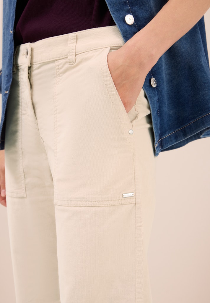 Cecil Damen Hosen Oat Milk