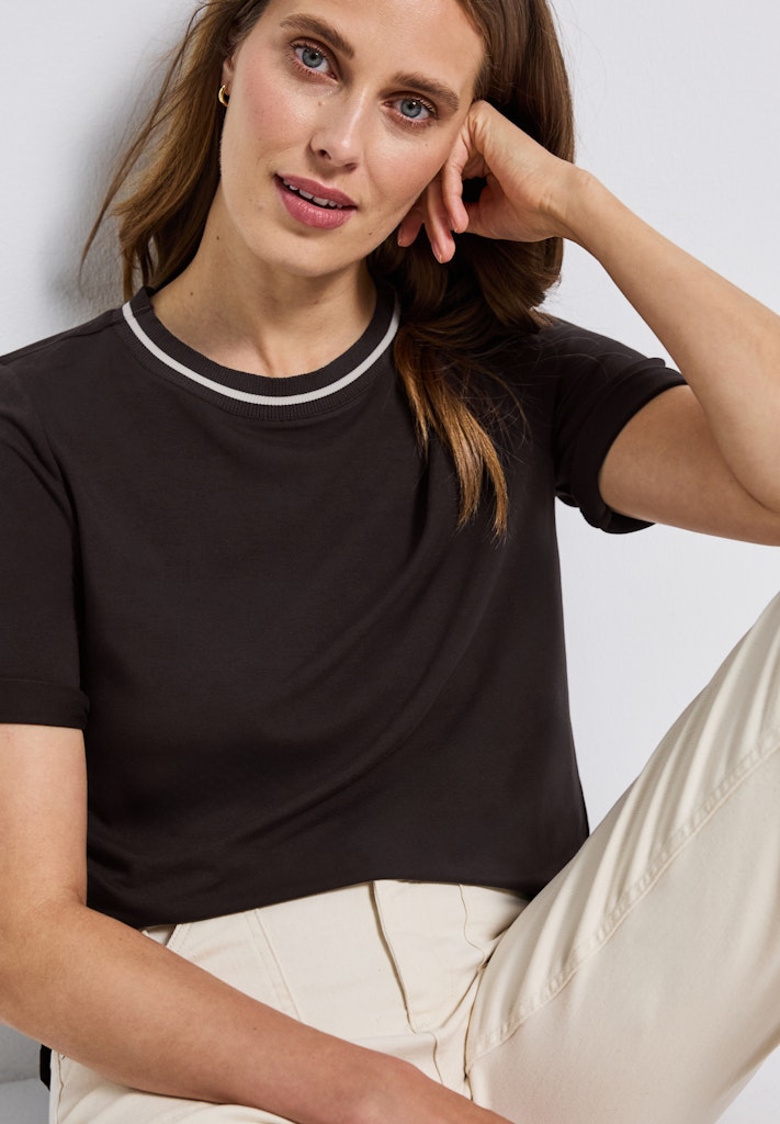 Street One Damen T-Shirts  Deep Roas