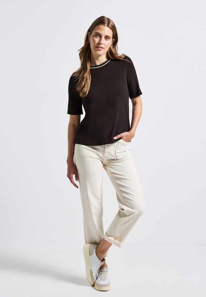 Street One Damen T-Shirts Deep Roas