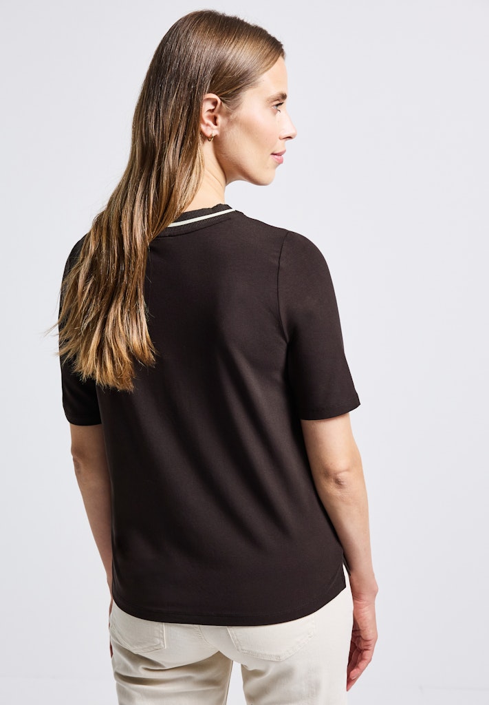 Street One Damen T-Shirts  Deep Roas