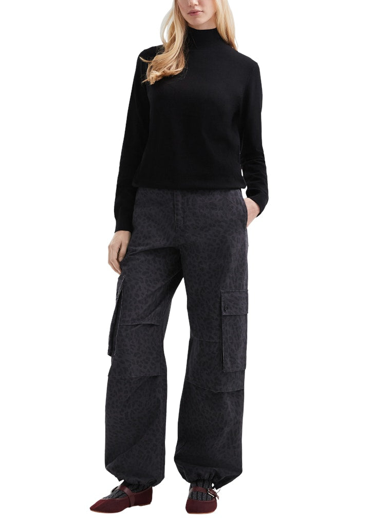 QS by S.Oliver Damen Pullover Grey/Black