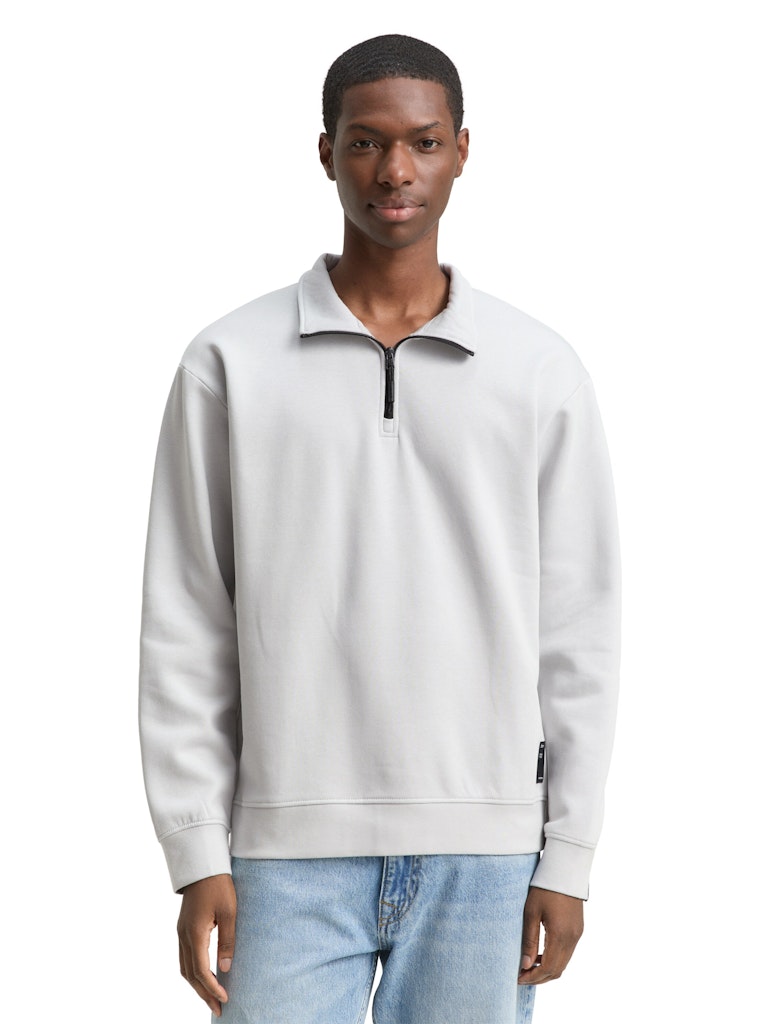 Tom Tailor denim Herren Sweatshirts Chalk Grey