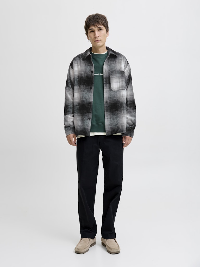 Jack & Jones Herren Hemden lang Black