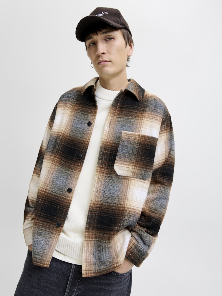 Jack & Jones Herren Hemden lang Monks Robe