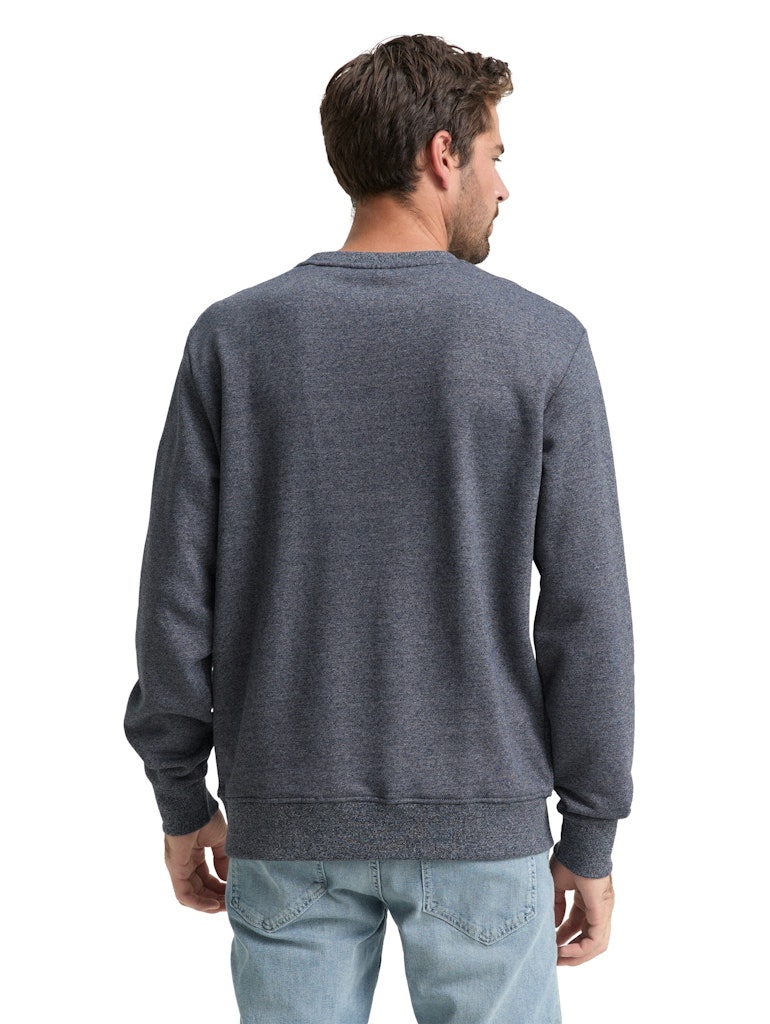 Tom Tailor Herren Sweatshirts Navy Grindle St