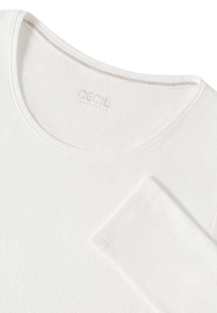 Cecil Damen T-Shirts  Vanilla W