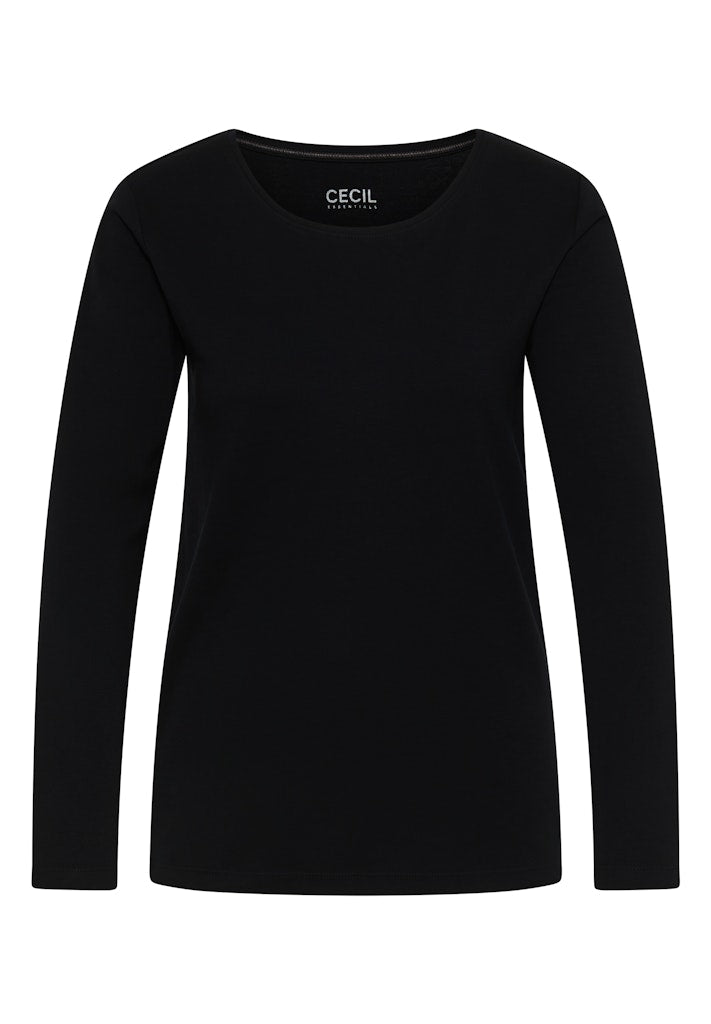 Cecil Damen T-Shirts  Black