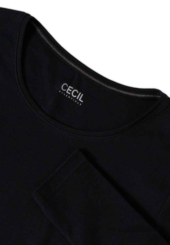 Cecil Damen T-Shirts  Black