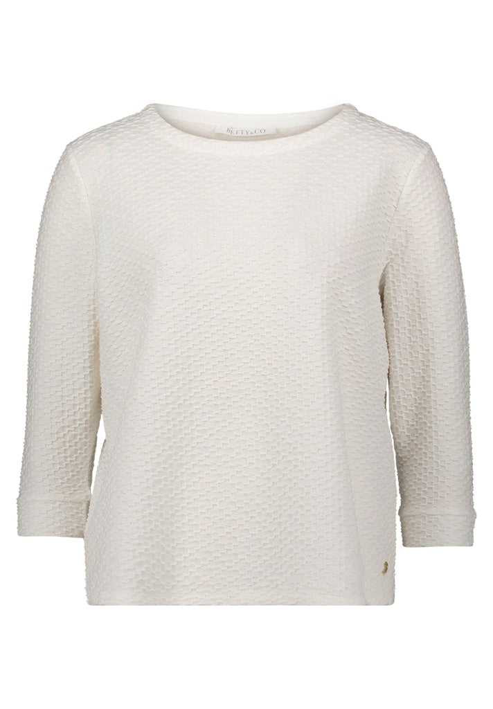Betty & Co Damen T-Shirts Offwhite