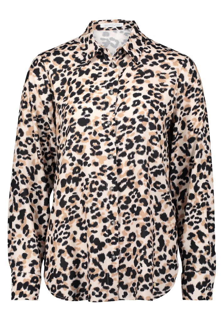 Betty & Co Damen Blusen Beige/Black