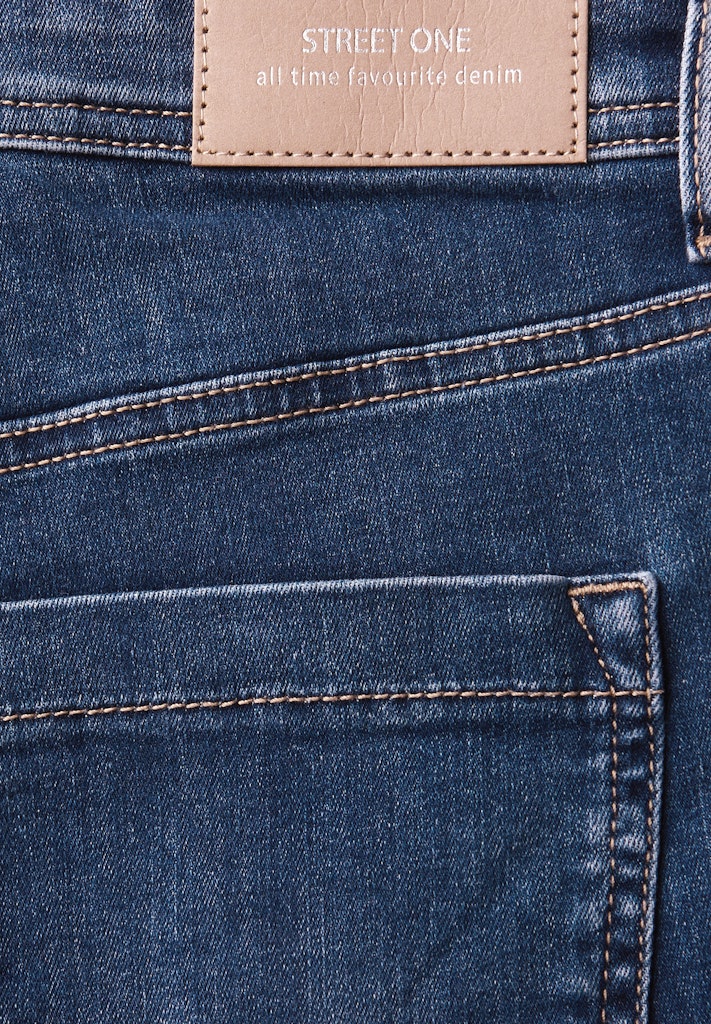 Street One Damen Hosen  Mid Blue