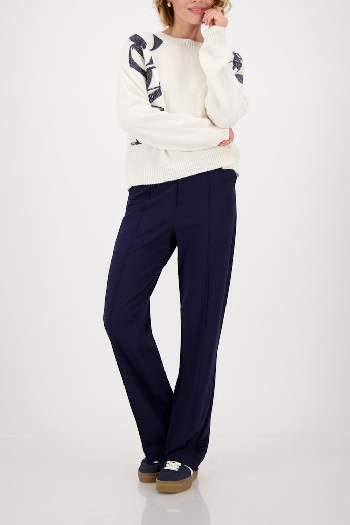 Monari Damen Pullover Off-White