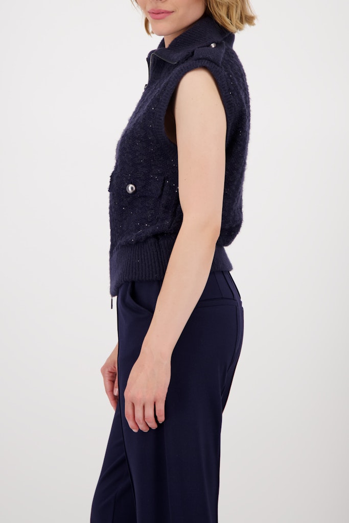 Monari Damen Strickjacken  Night Sky