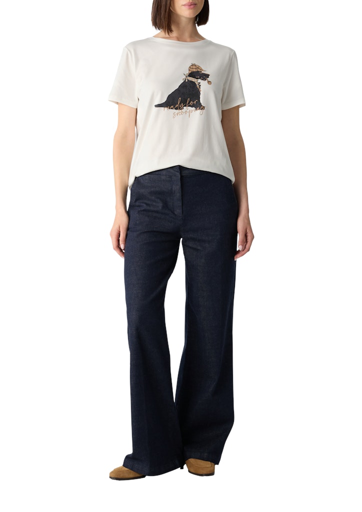 Comma Damen T-Shirts White