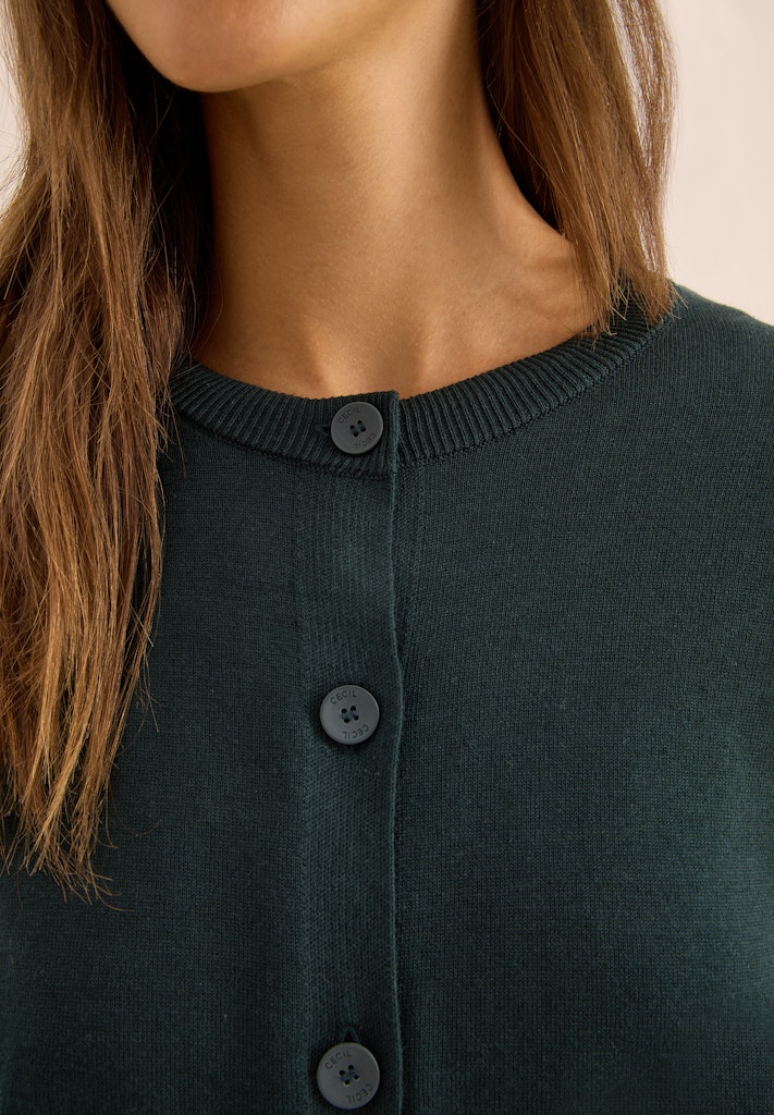 Cecil Damen Strickjacken Ink Green