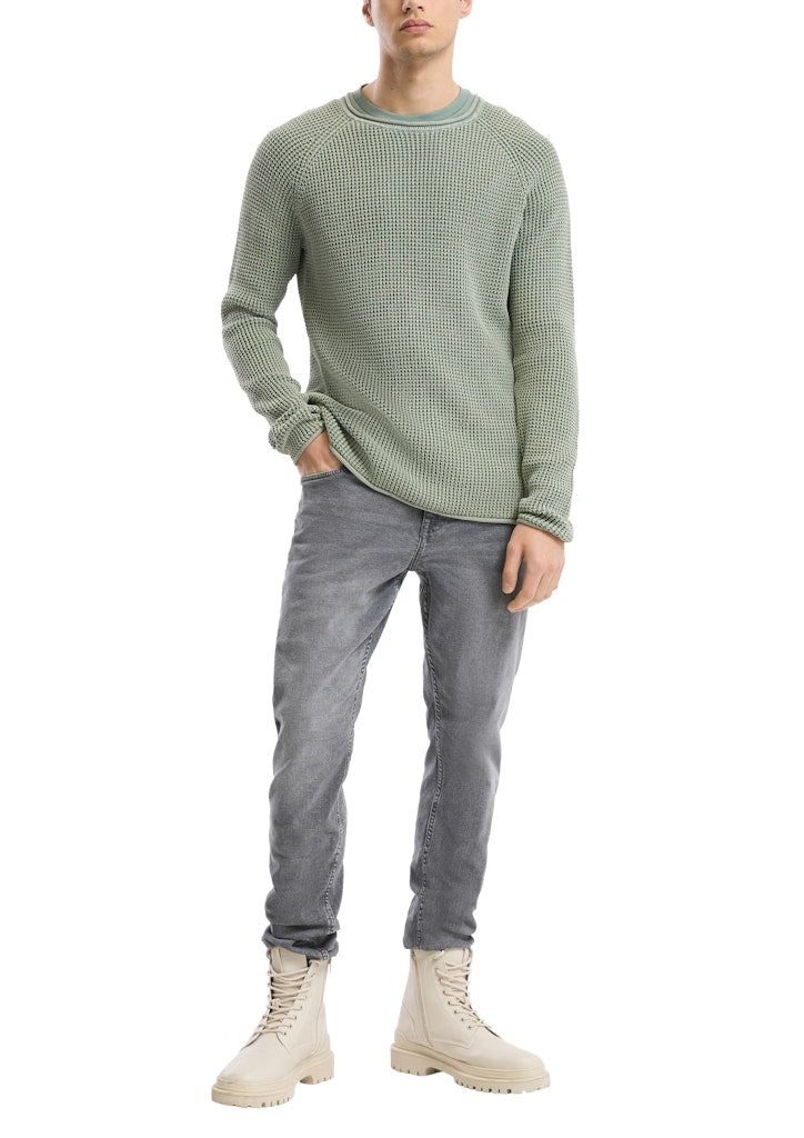 QS by S.Oliver Herren Pullover Green