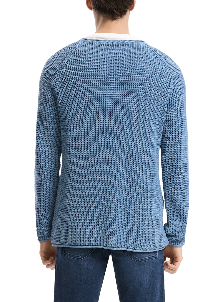 QS by S.Oliver Herren Pullover Blue Green