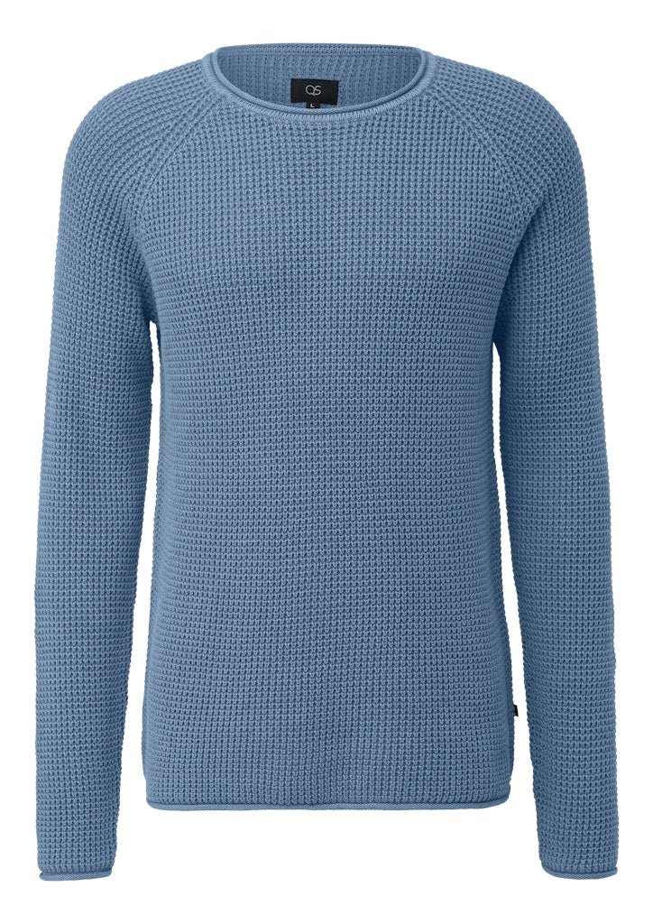 QS by S.Oliver Herren Pullover Blue Green