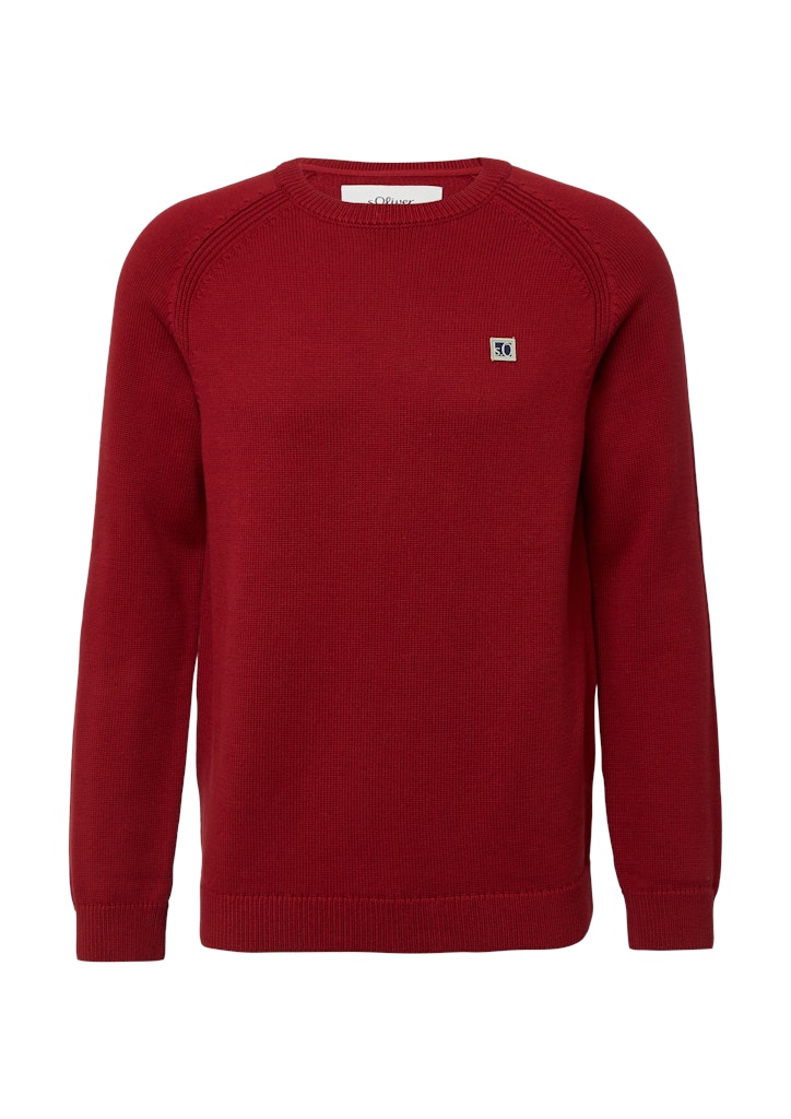 S. Oliver red Herren Pullover Red