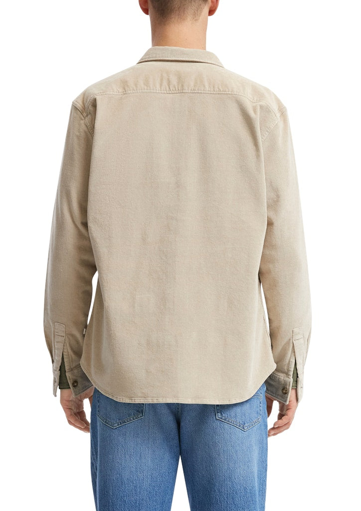 QS by S.Oliver Herren Hemden lang Brown