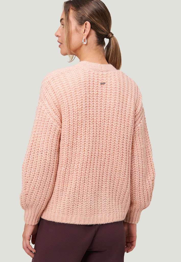 Zero Damen Strickjacken Light Rose Mela