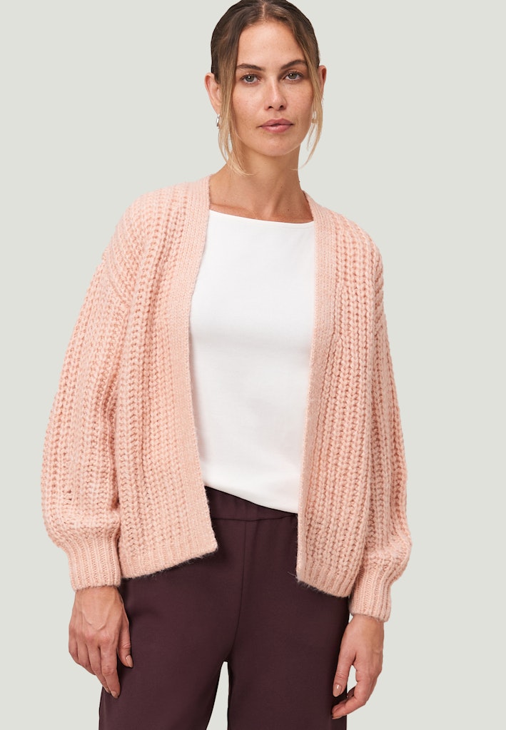 Zero Damen Strickjacken Light Rose Mela