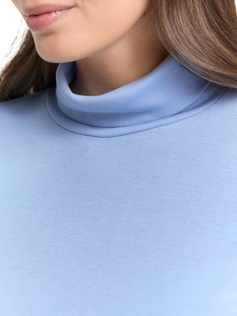 Tom Tailor Damen T-Shirts Light Fjord Blu