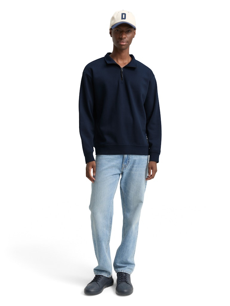 Tom Tailor denim Herren Sweatshirts Sky Captain Blu