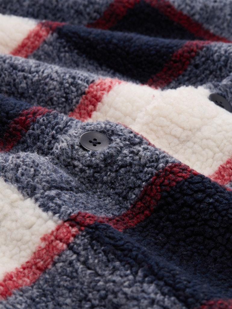 Tom Tailor Herren Hemden lang Blue Big Check