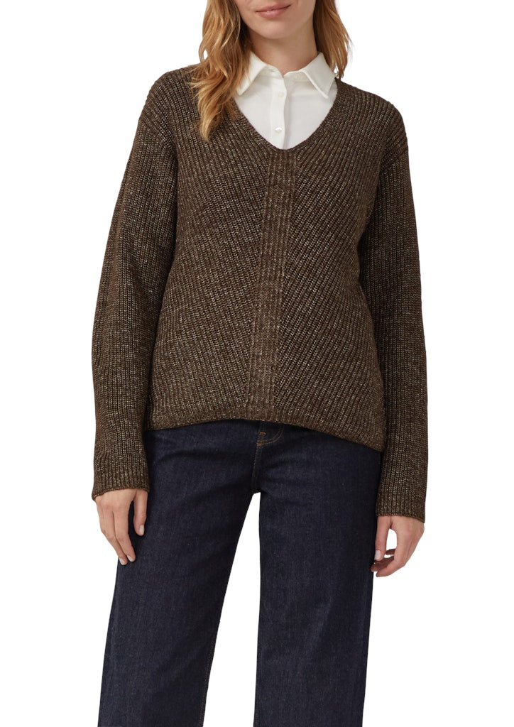S. Oliver red Damen Pullover Brown