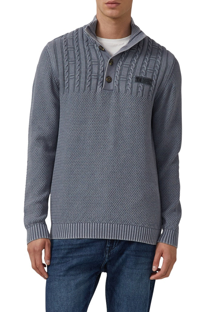 S. Oliver red Herren Pullover Blue