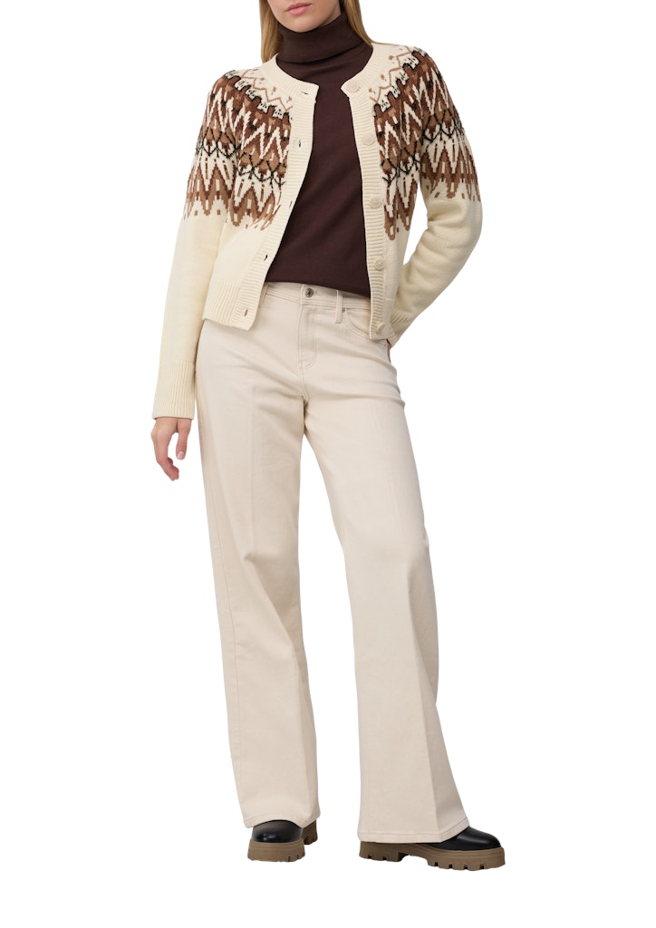 S. Oliver red Damen Strickjacken White