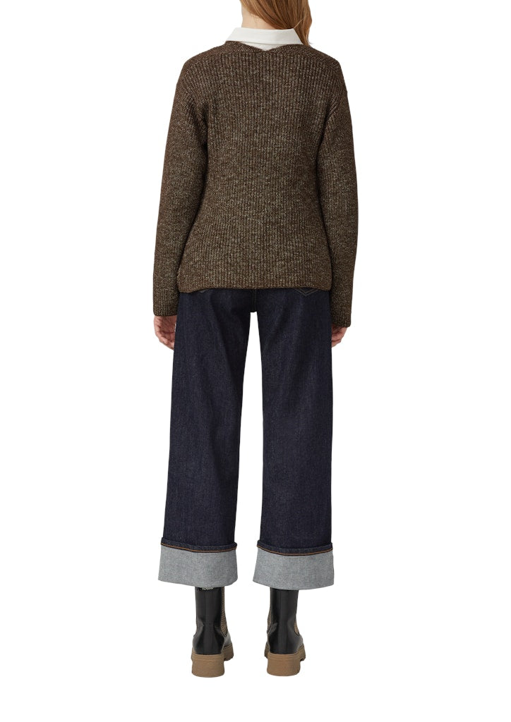 S. Oliver red Damen Pullover Brown