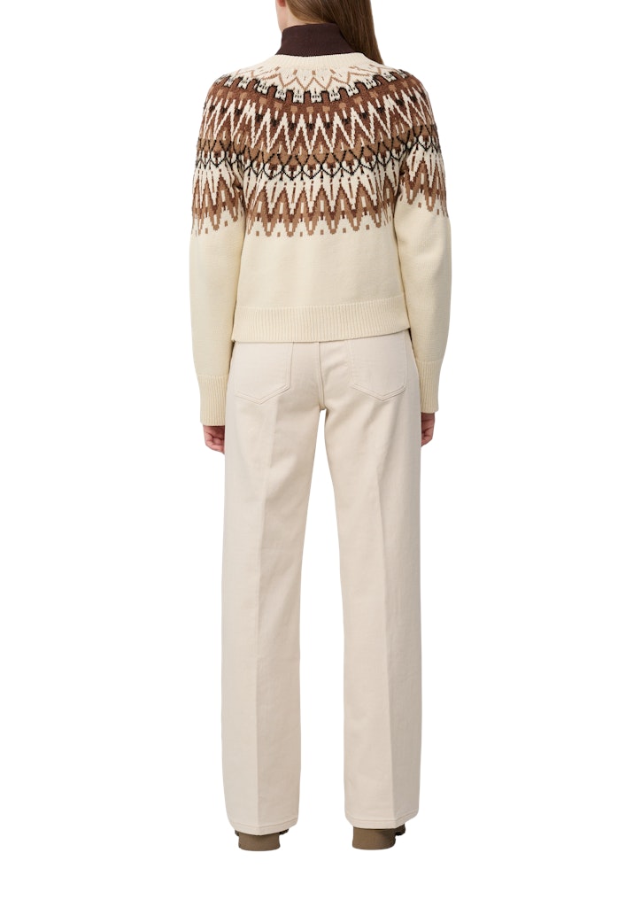 S. Oliver red Damen Strickjacken White