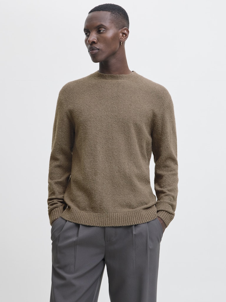 Jack & Jones Herren Polo-Shirts Brindle/Mock Ne