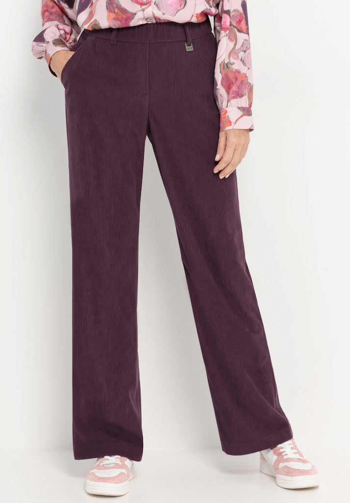 Bianca Damen Hosen Mulberry