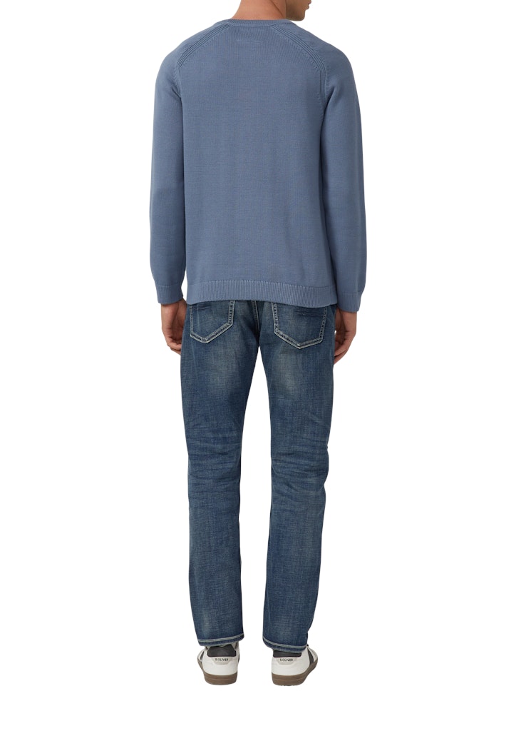 S. Oliver red Herren Pullover Blue