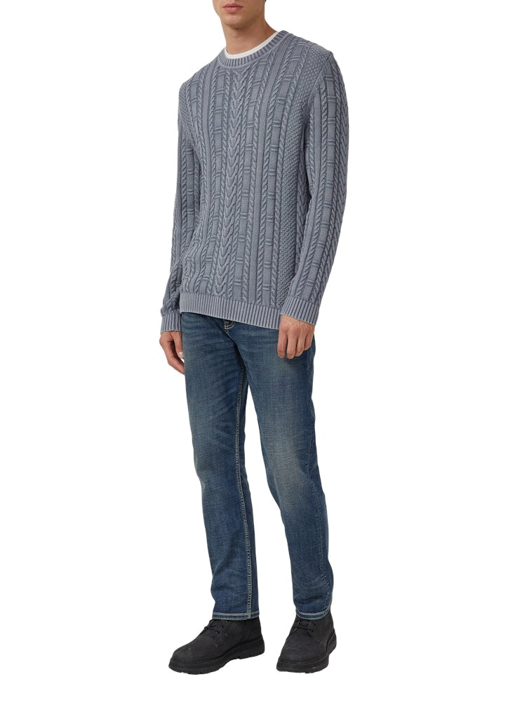 S. Oliver red Herren Pullover Blue