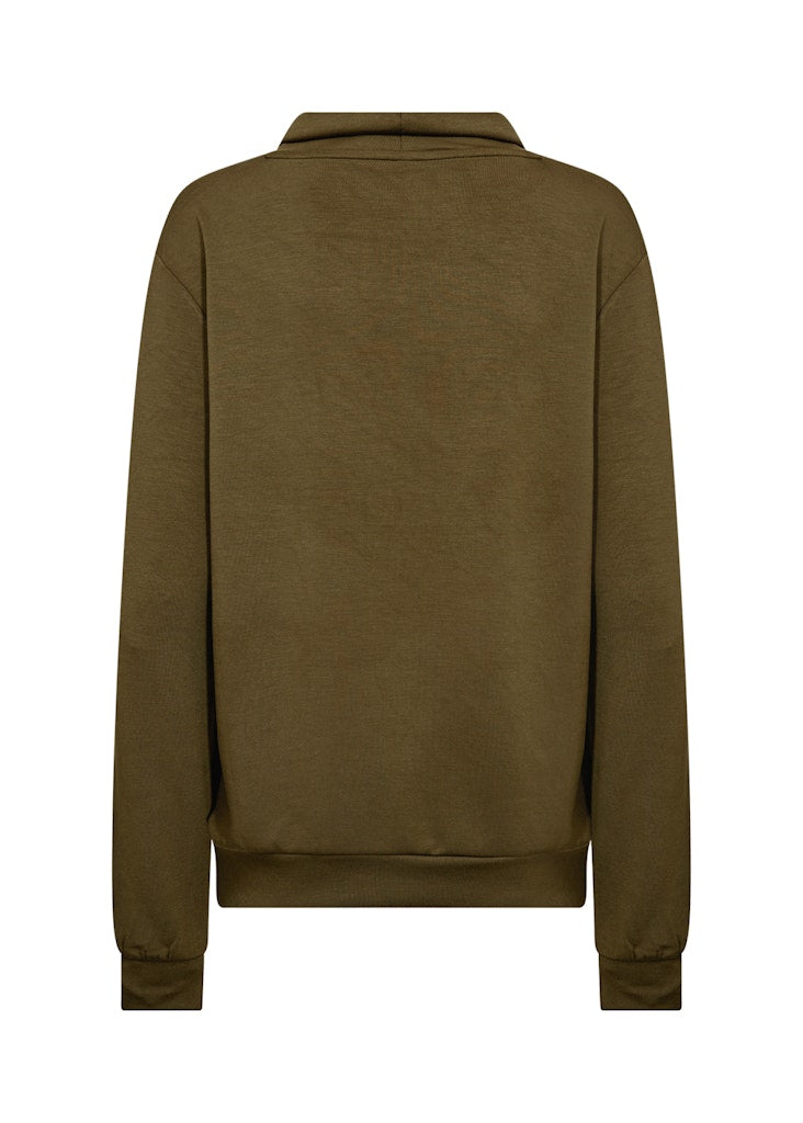 Soya Concept Damen Sweatshirts Dark Olive