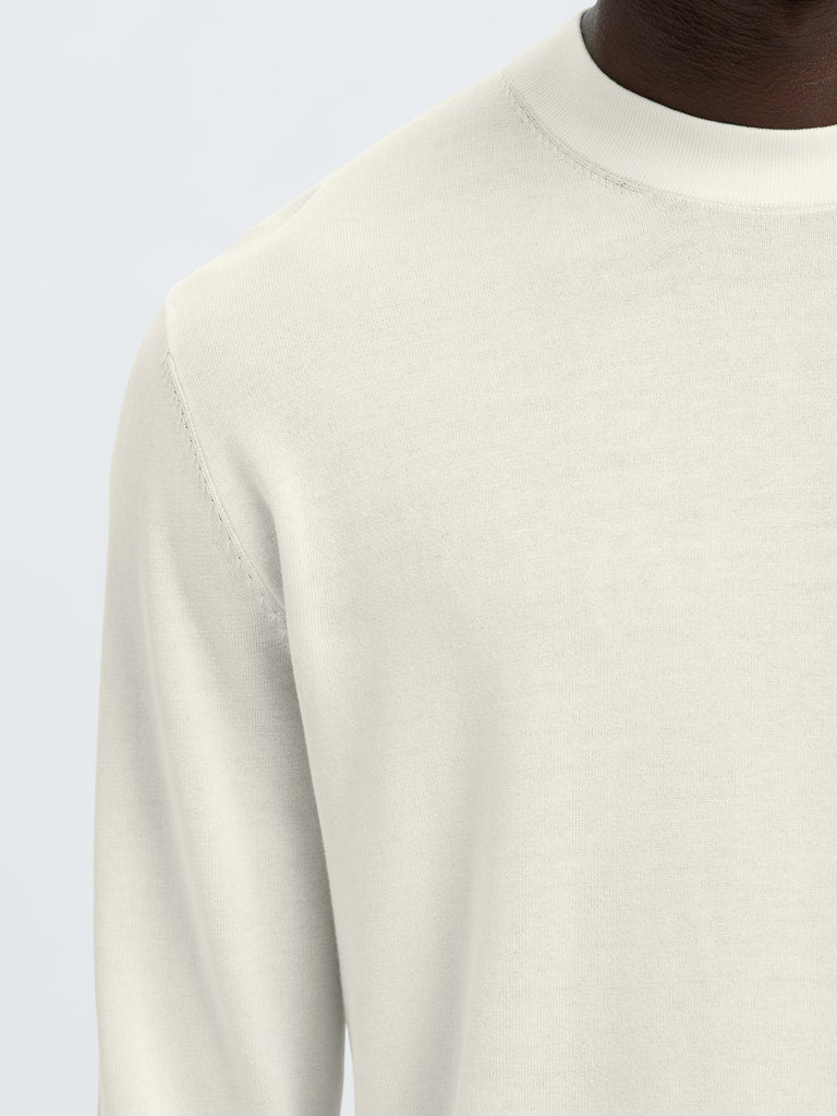 Selected homme Herren Pullover Egret