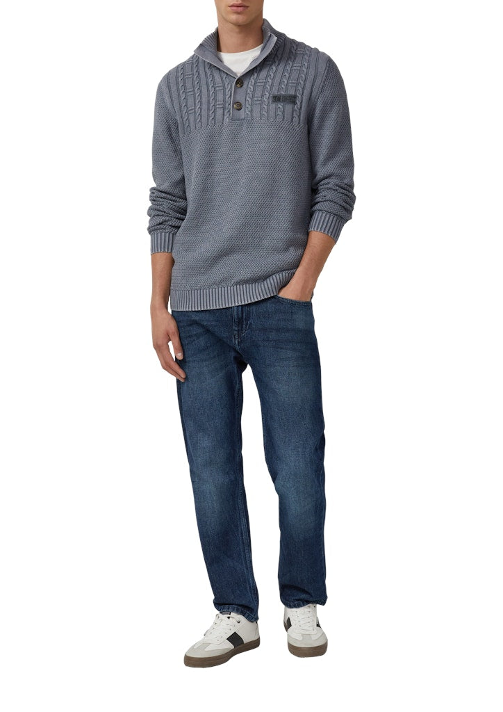 S. Oliver red Herren Pullover Blue