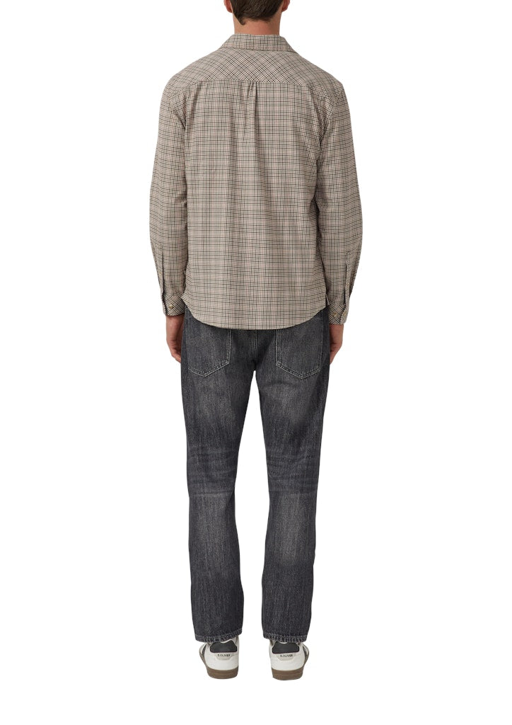 S. Oliver red Herren Hemden lang Brown