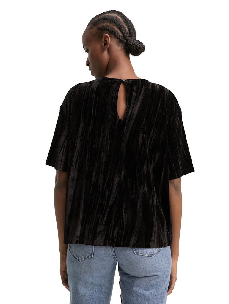 Tom Tailor denim Damen T-Shirts Deep Black