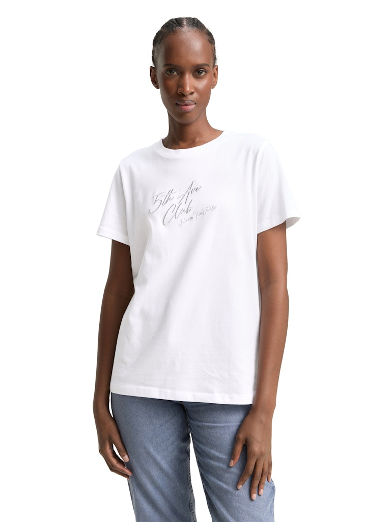 Tom Tailor denim Damen T-Shirts White