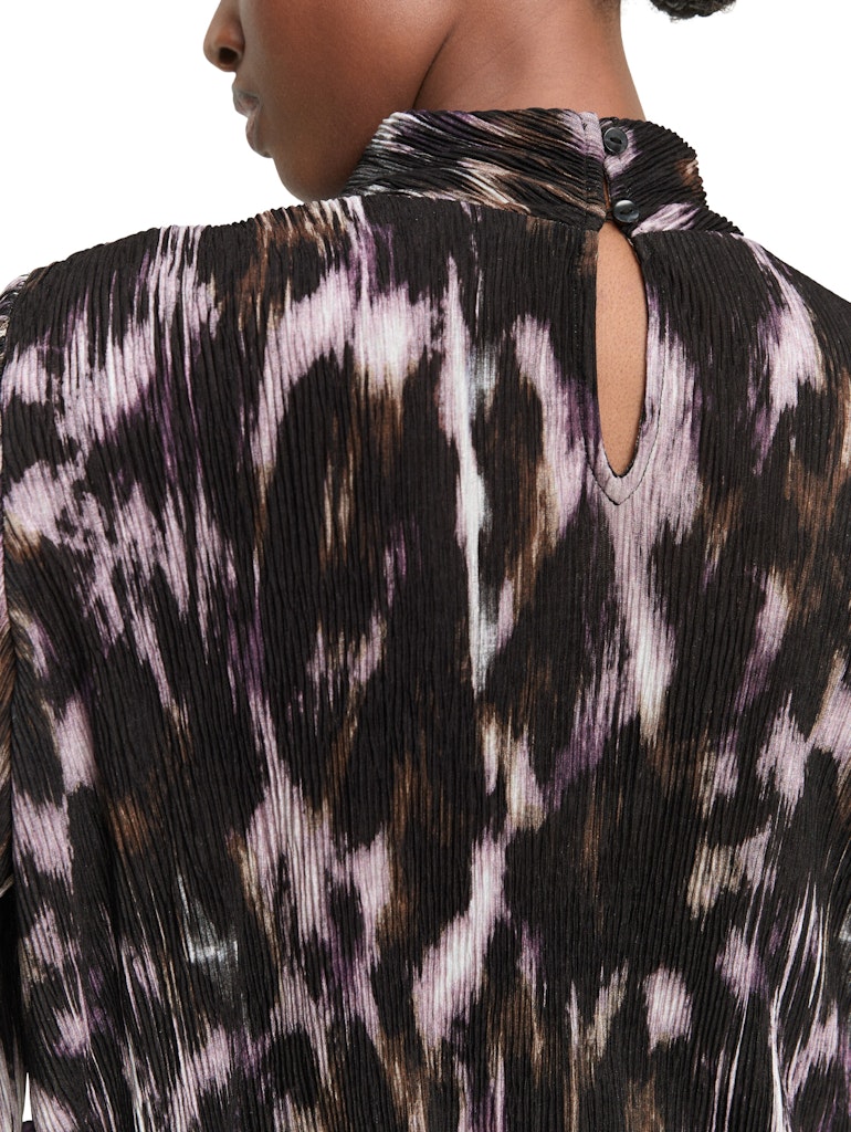 Tom Tailor denim Damen T-Shirts Black Brown Abs