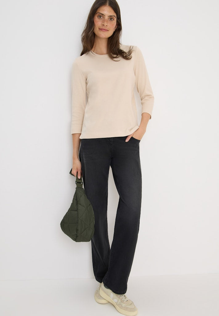 Cecil Damen T-Shirts  Oat Milk