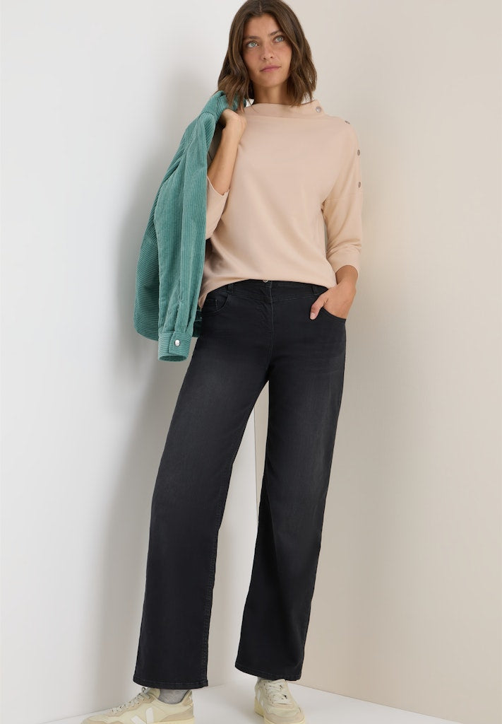 Cecil Damen T-Shirts Oat Milk