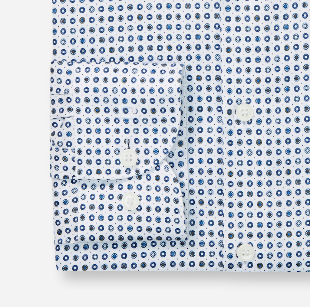 Olymp Herren Hemden lang Weiss